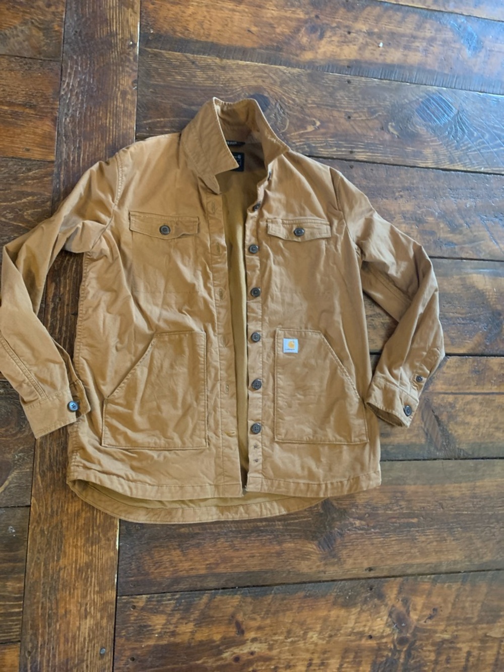 Carhartt Woman’s Tan lined Canvas Field Jacket